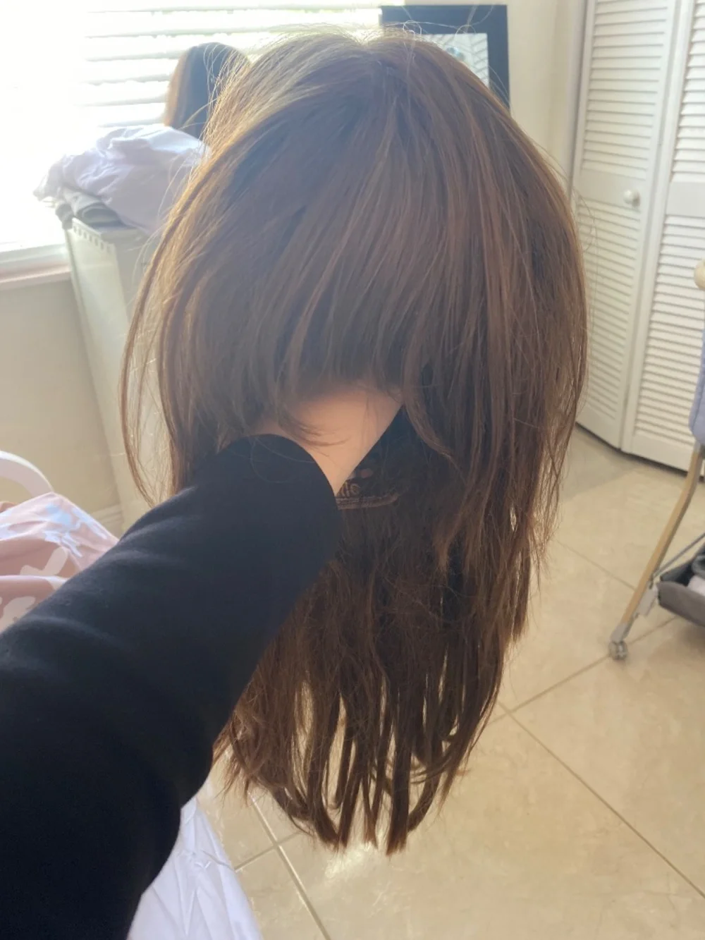 Danielle brunette HUMAN HAIR WIG